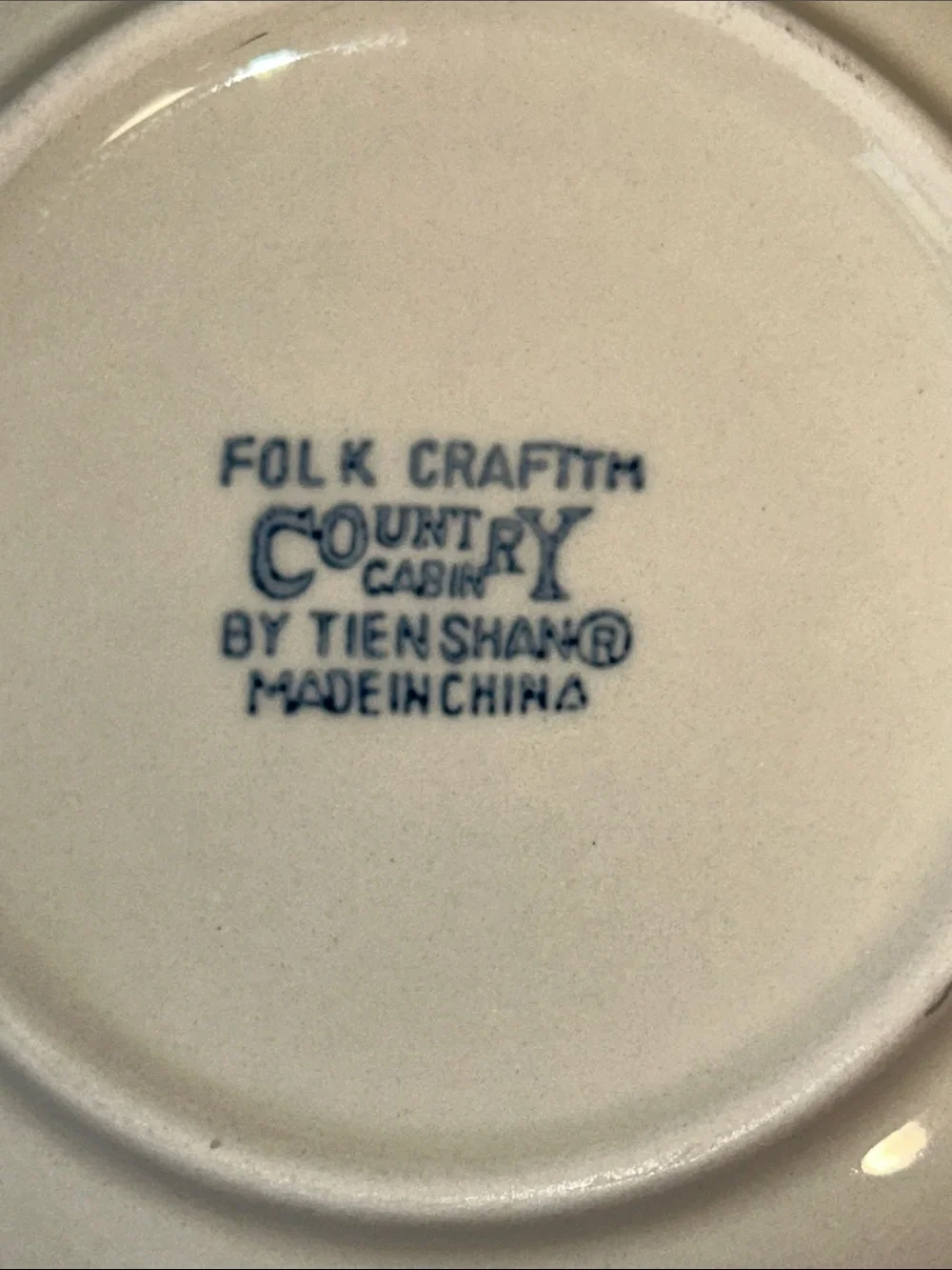 Set of 4 Tienshan Folk Craft soup/cereal bowls in the 